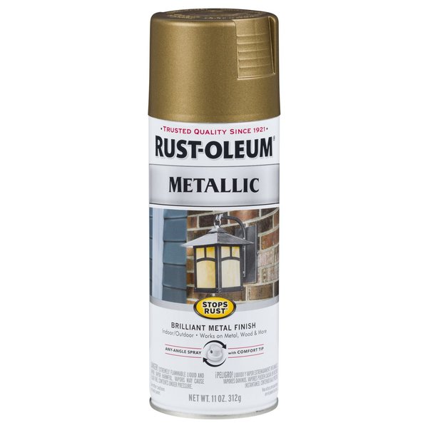 Stops Rust Rust-Oleum  Champagne Bronze Spray Paint 11 oz 313142